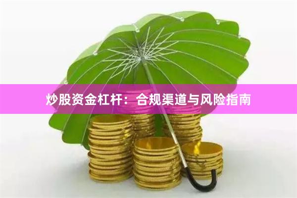 炒股资金杠杆：合规渠道与风险指南